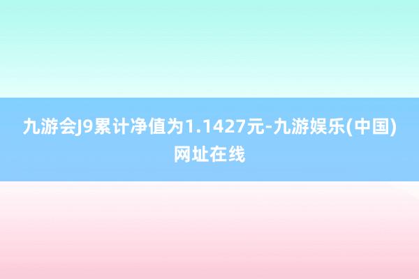 九游会J9累计净值为1.1427元-九游娱乐(中国)网址在线