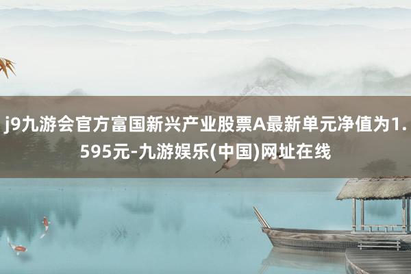 j9九游会官方富国新兴产业股票A最新单元净值为1.595元-九游娱乐(中国)网址在线