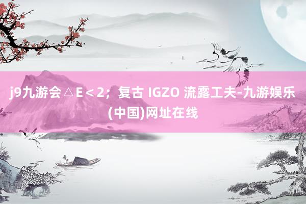 j9九游会△E＜2；复古 IGZO 流露工夫-九游娱乐(中国)网址在线