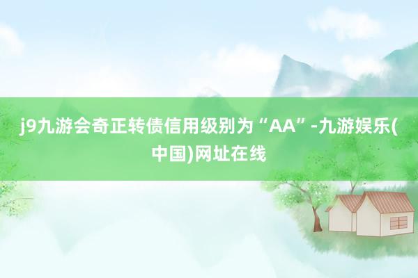 j9九游会奇正转债信用级别为“AA”-九游娱乐(中国)网址在线