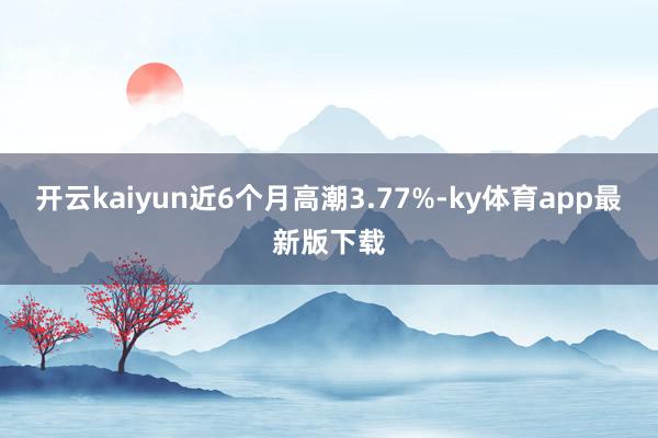 开云kaiyun近6个月高潮3.77%-ky体育app最新版下载