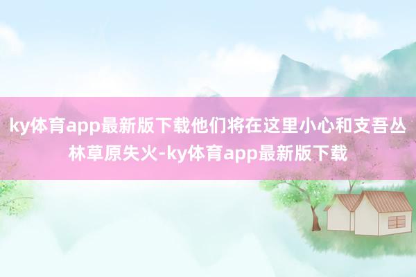 ky体育app最新版下载他们将在这里小心和支吾丛林草原失火-ky体育app最新版下载